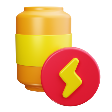 Bebida energética  3D Icon