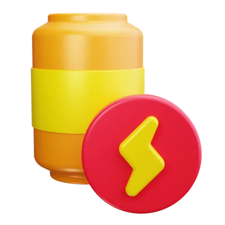 Bebida energética  3D Icon