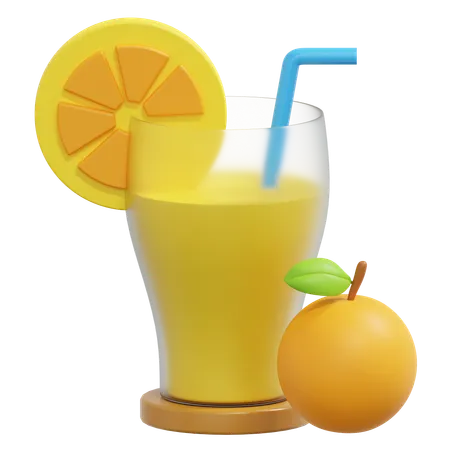 Bebida de jugo  3D Icon