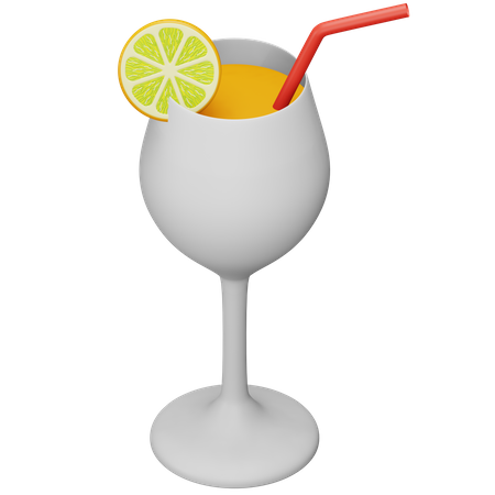 Bebida de jugo  3D Icon