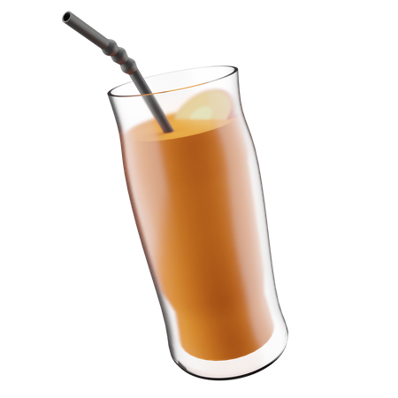 Bebida de laranja  3D Icon