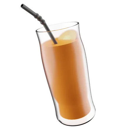 Bebida de laranja  3D Icon