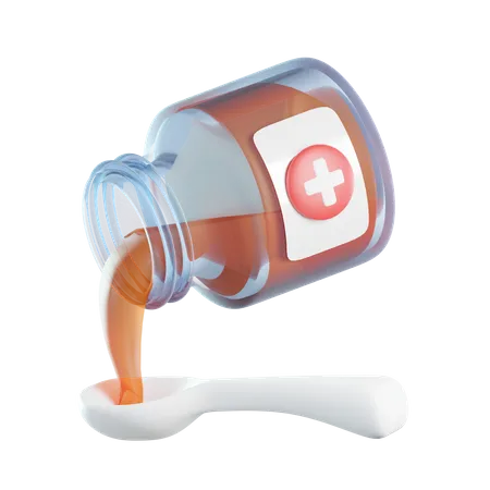 Tomar medicina  3D Icon