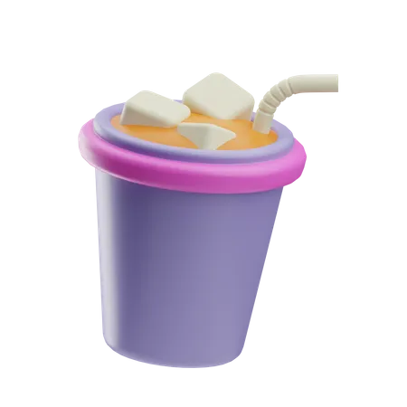 Beber refrigerante  3D Icon