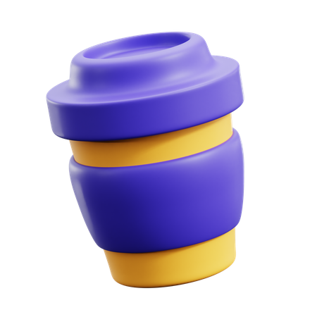 Bebida Taza Para Llevar  3D Icon