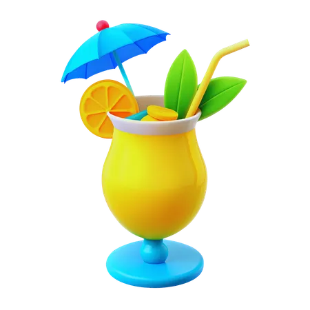 Bebida tropical  3D Icon