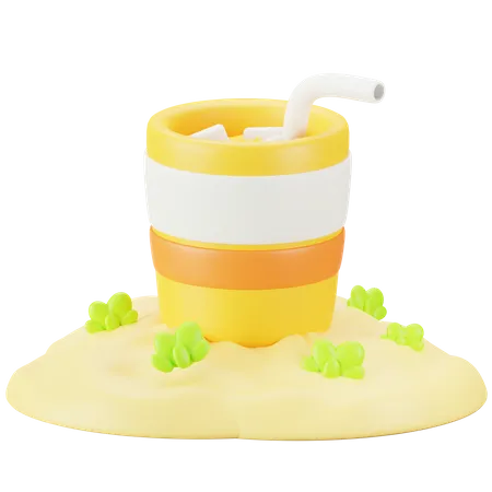 Bebidas de verão  3D Icon