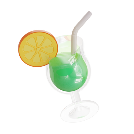 Bebidas frescas de verano  3D Icon