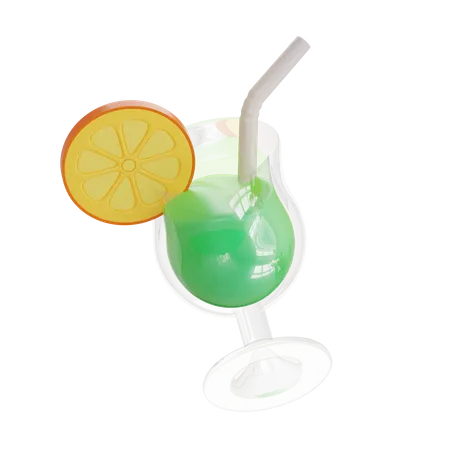 Bebidas frescas de verano  3D Icon