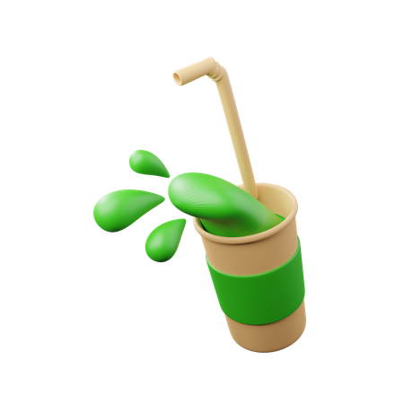 Bebidas frias  3D Icon