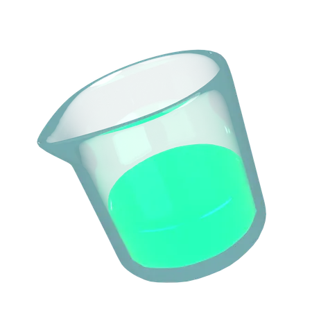 Becherglas  3D Icon