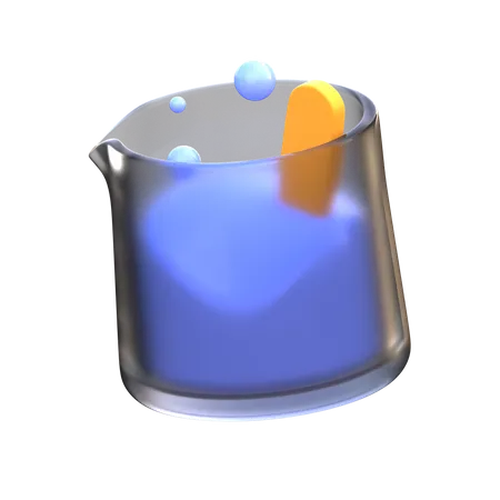 Becherglas  3D Icon