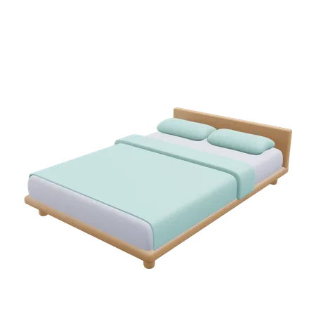 Bed Home Furniture Illustration With Transparent Background 3D Icon