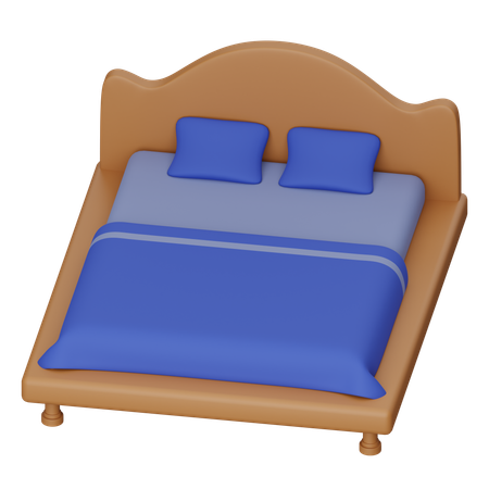 ベッド  3D Icon