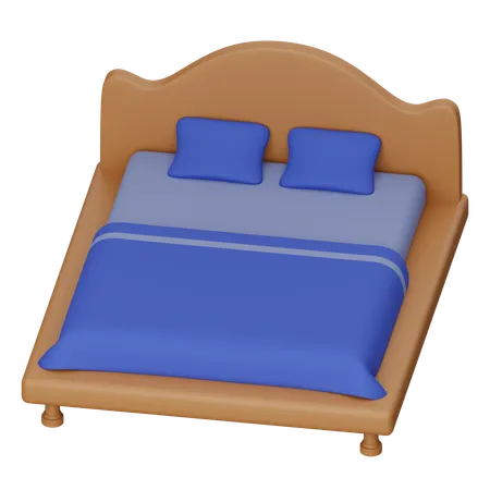 침대  3D Icon