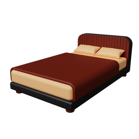 ベッド  3D Icon