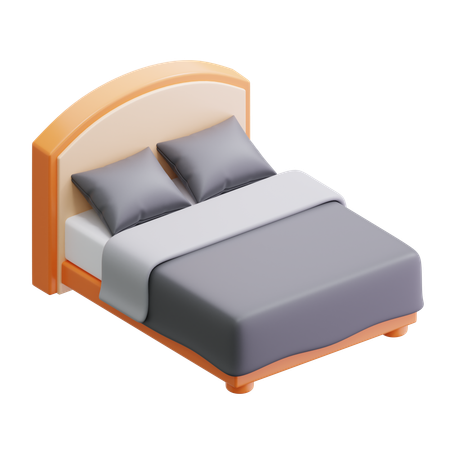 Bed  3D Icon