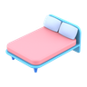 3d 3d bed illustration