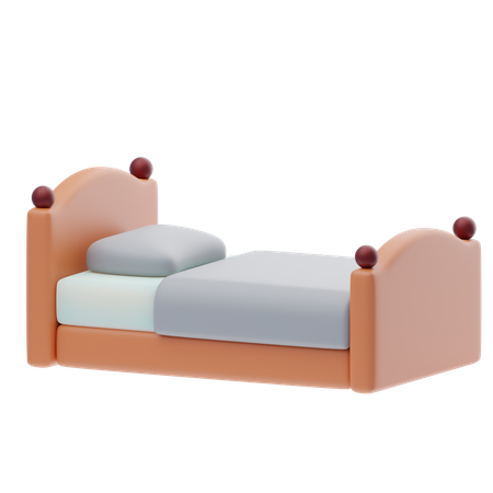 Bed  3D Icon