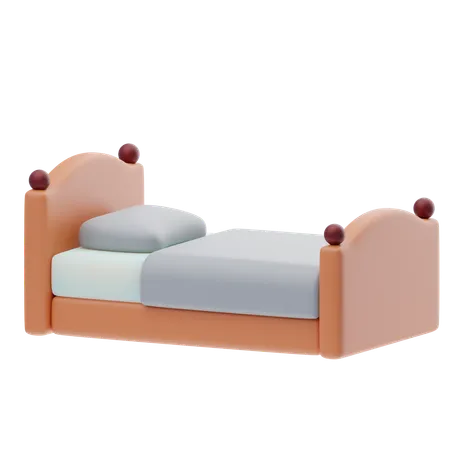 Bed  3D Icon