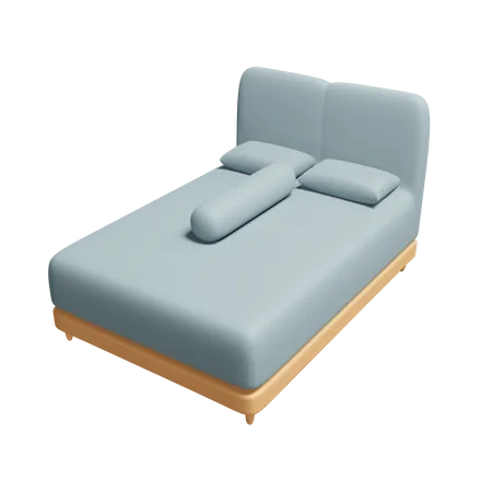 Bed  3D Icon