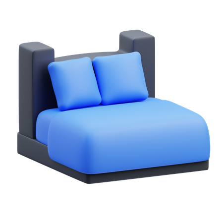 Bed  3D Icon