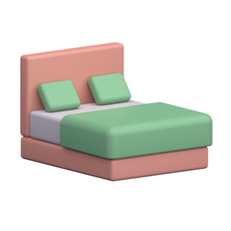 Bed  3D Icon