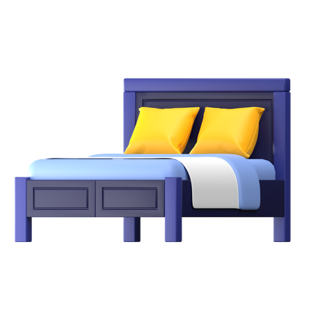 Bed  3D Icon