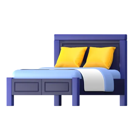 Bed  3D Icon