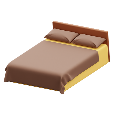 Bed  3D Icon