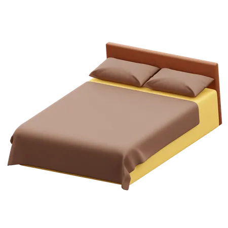 Bed  3D Icon