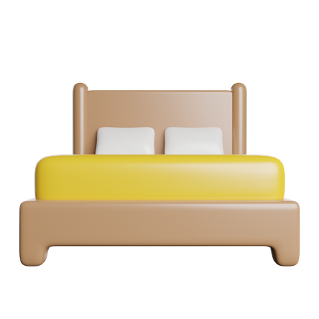 Bed  3D Icon
