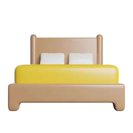 Bed  3D Icon