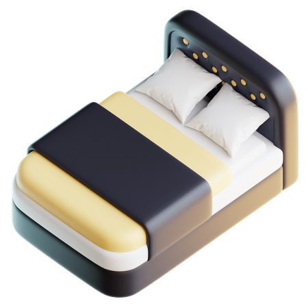 Bed  3D Icon