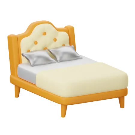 Bed  3D Icon