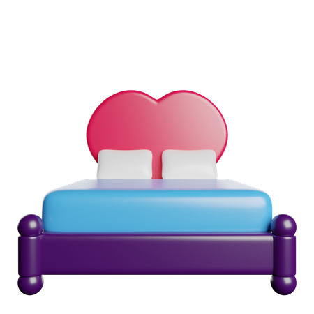 Bed  3D Icon