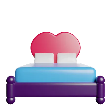 Bed  3D Icon