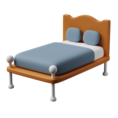 Bed  3D Icon