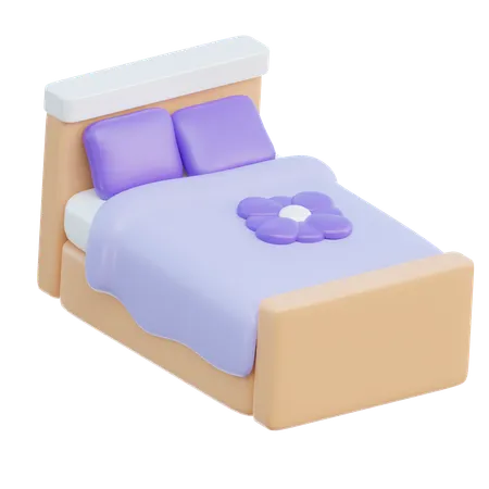 Bed  3D Icon