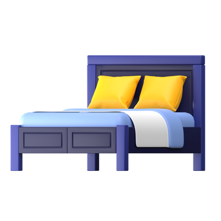 Bed  3D Icon