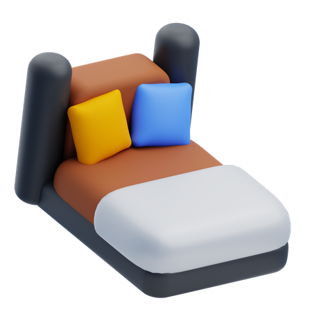 Bed  3D Icon