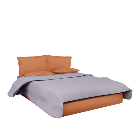 Bed  3D Icon