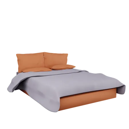 Bed  3D Icon