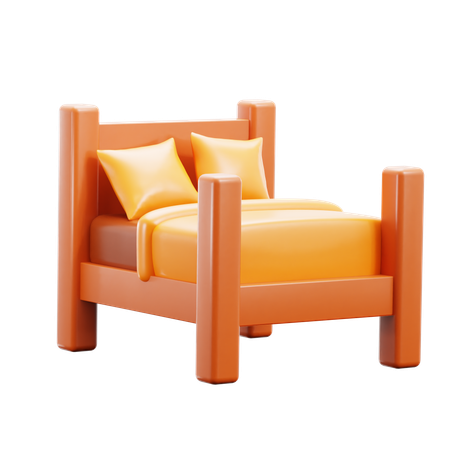 Bed  3D Icon