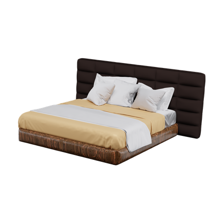 Bed  3D Icon