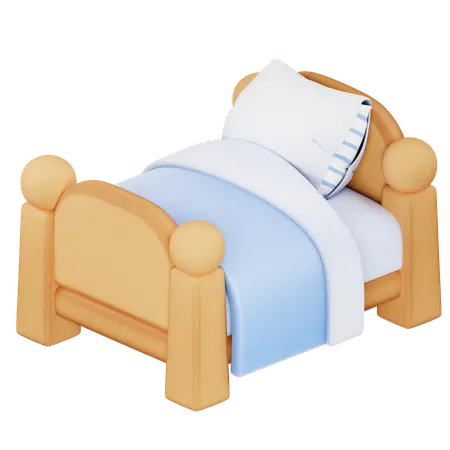 Bed  3D Icon