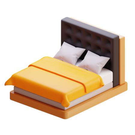 Bed  3D Icon