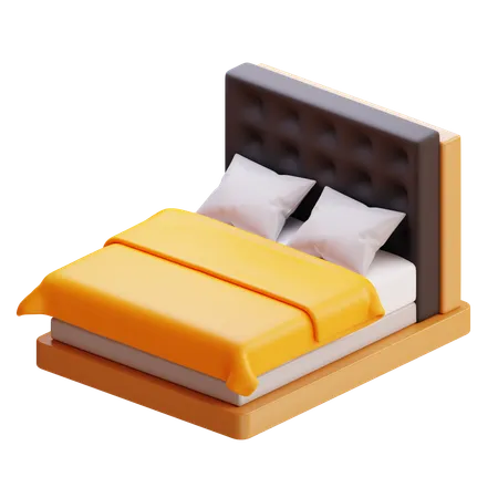 Bed  3D Icon