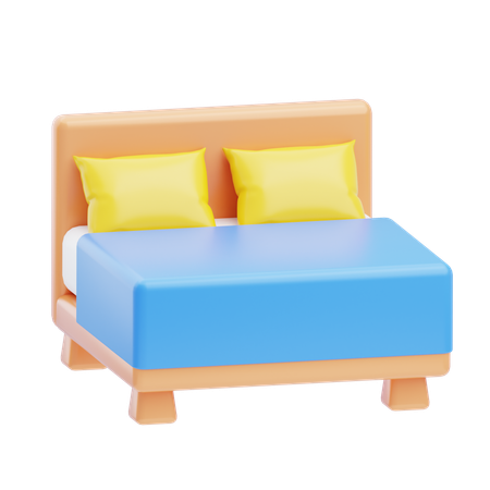 Bed  3D Icon