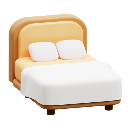 Bed  3D Icon